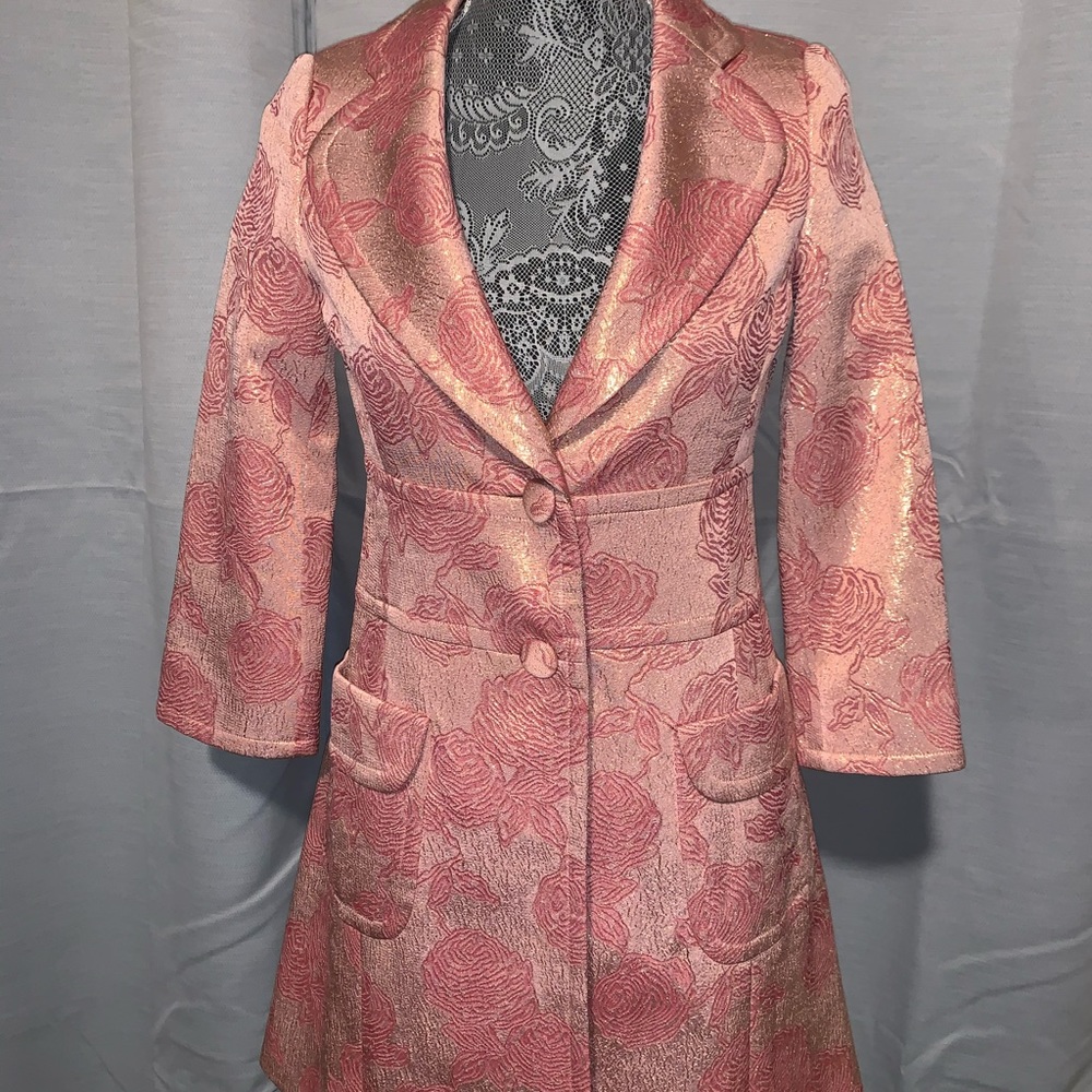 Banana Republic silk blend trench 3/4 sleeve sz XS